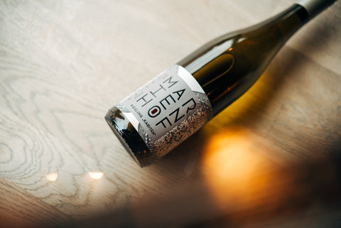Flasche Riesling Kabitän feinherb mit Etikett – Weingut Marienhof, Pfalz